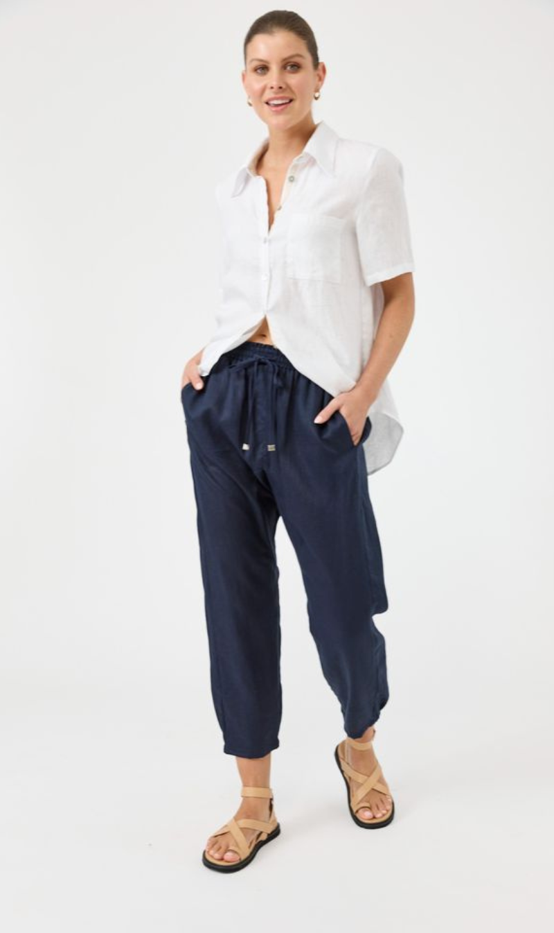 Studio Relaxed Pant | Navy