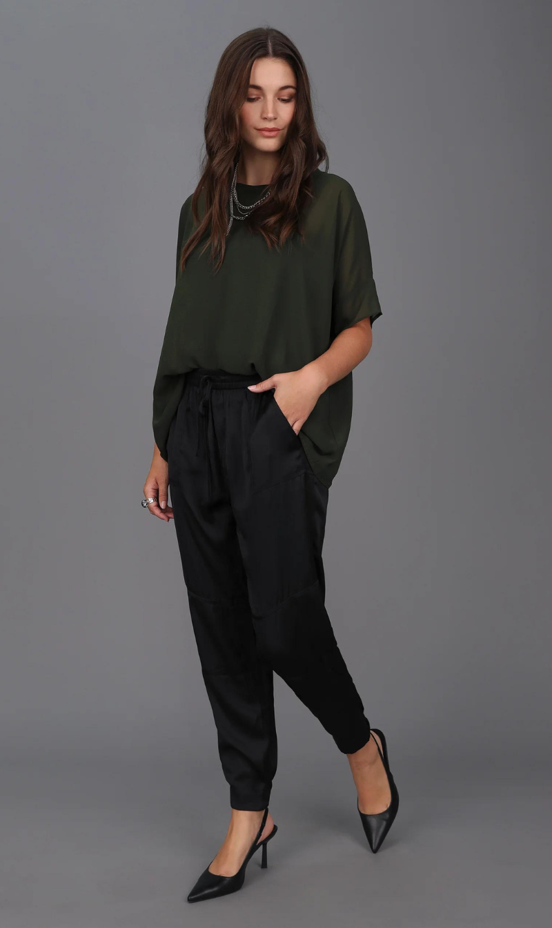 Slouch Satin Pant