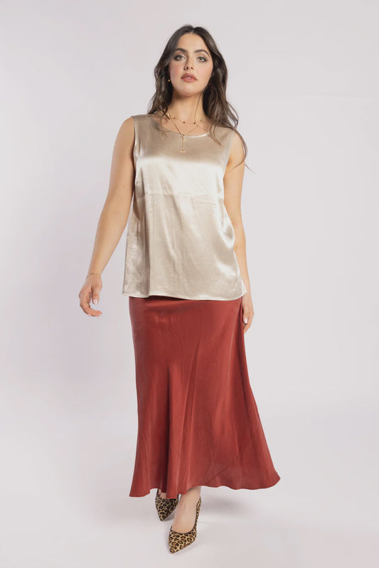 Chemise Top | Champagne