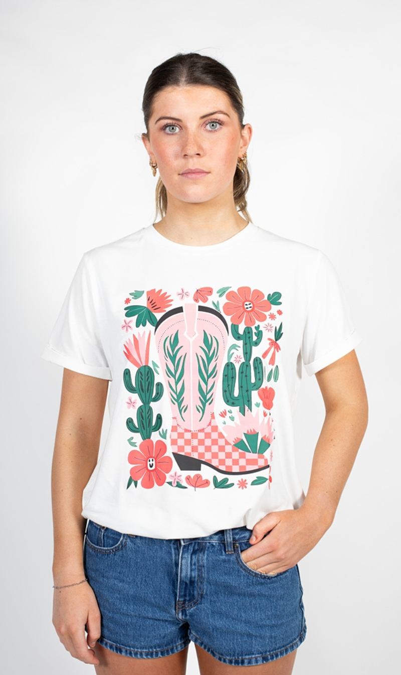 Boots 'n All Tee