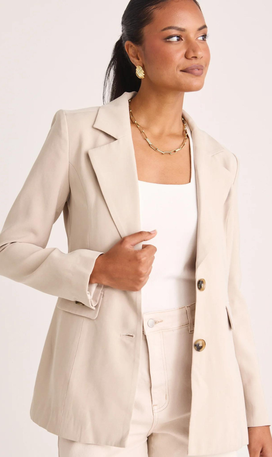 Zest Cinched Waist Blazer