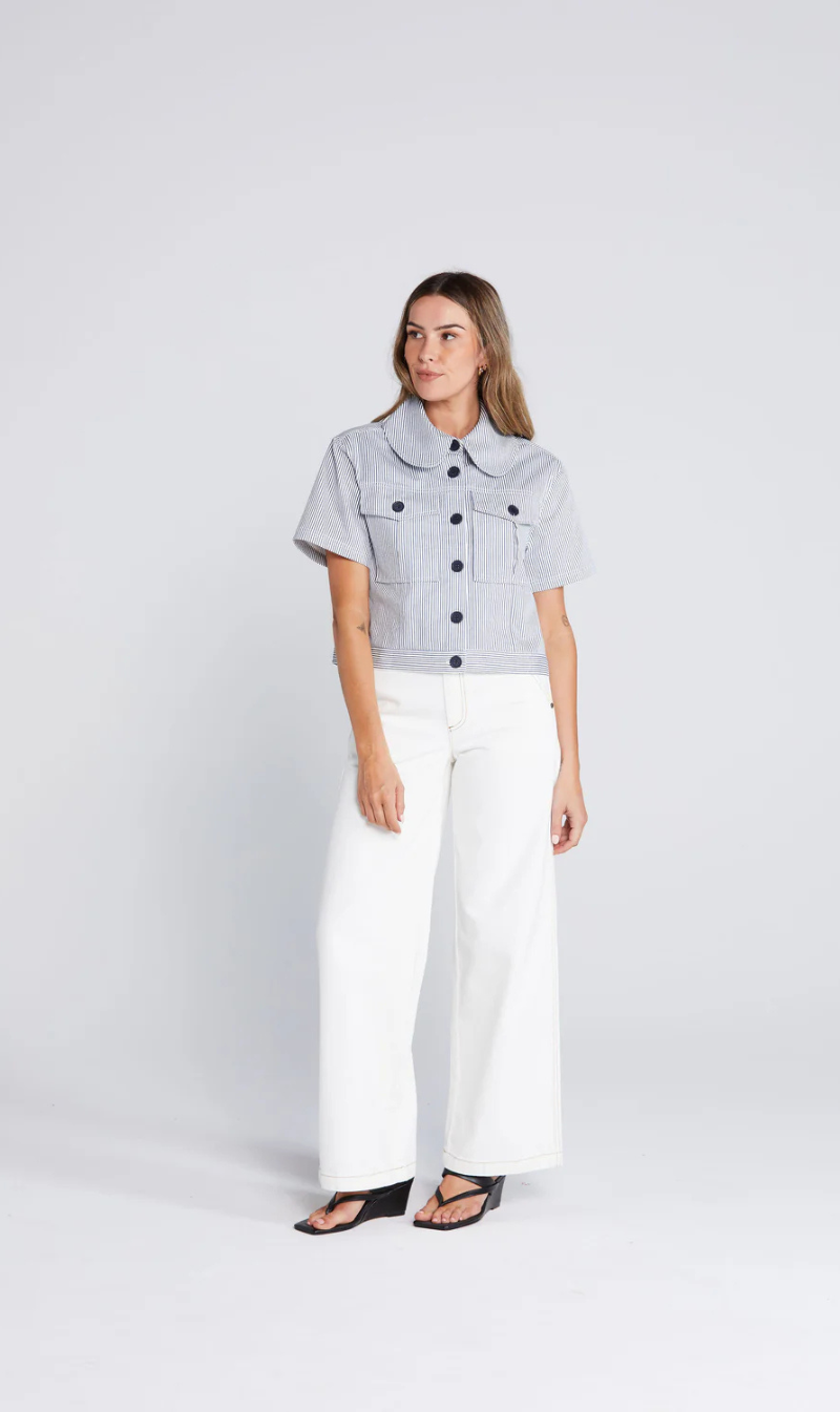 Zephrya Top | Seaside Stripe