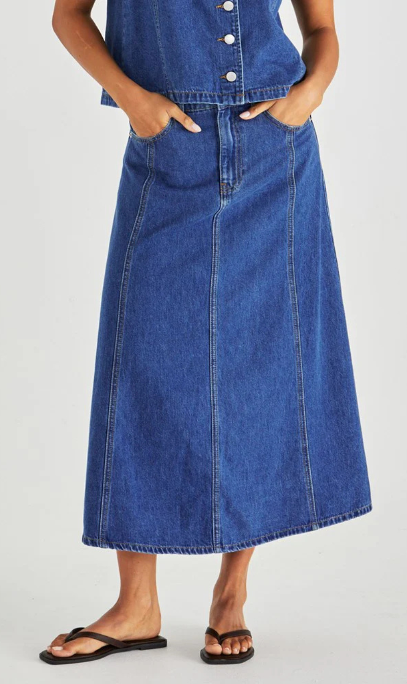 Sabine Denim Skirt