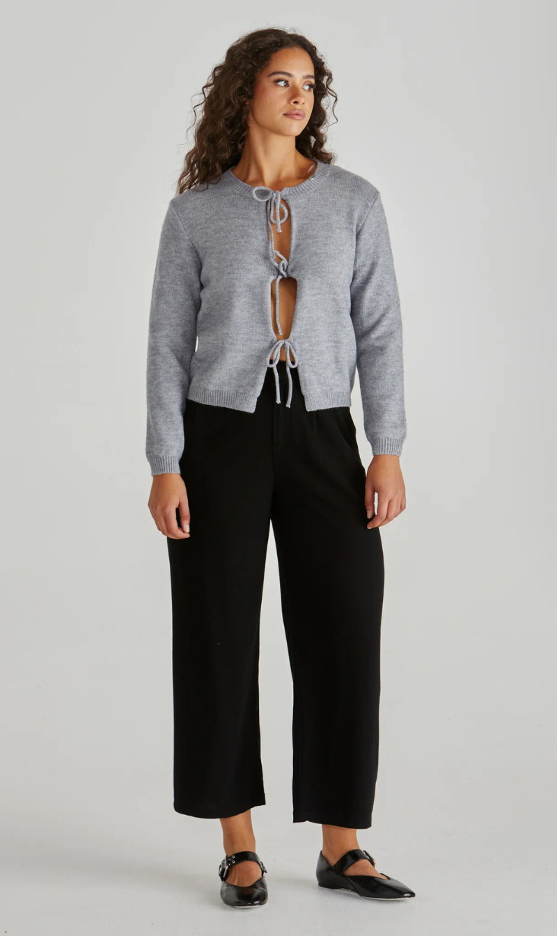 PRE ORDER | Greta Cardi | Grey Marle