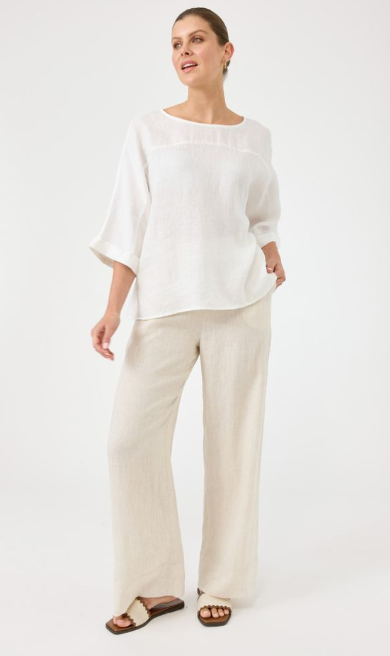 Studio Relaxed Top | Salt