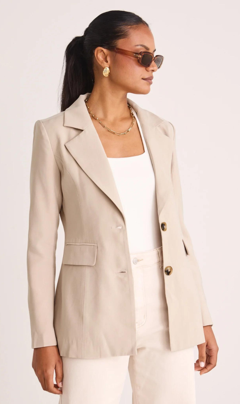 Zest Cinched Waist Blazer