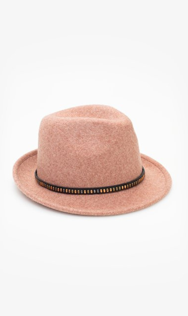 Trilby Fedora | Pink Marl