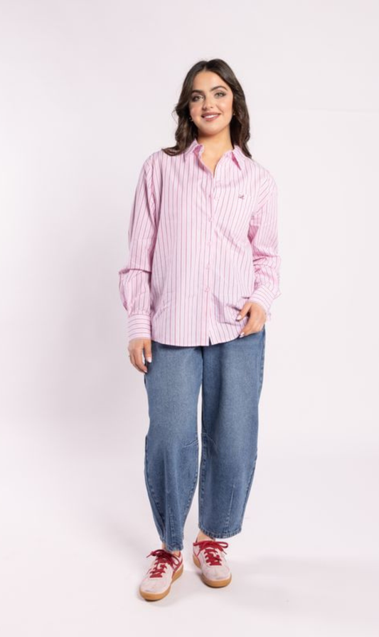The Shirt | Pink Stripe