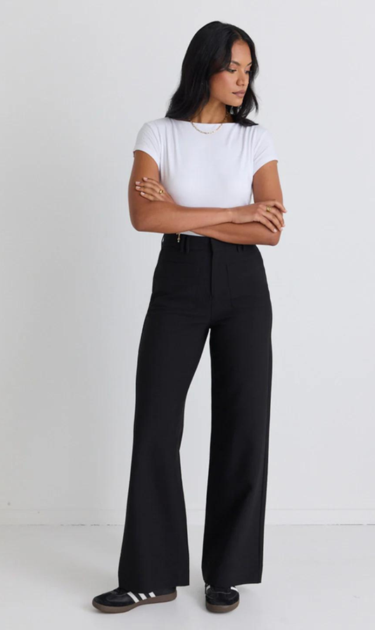 Zoey Tailored Wide Leg Pants