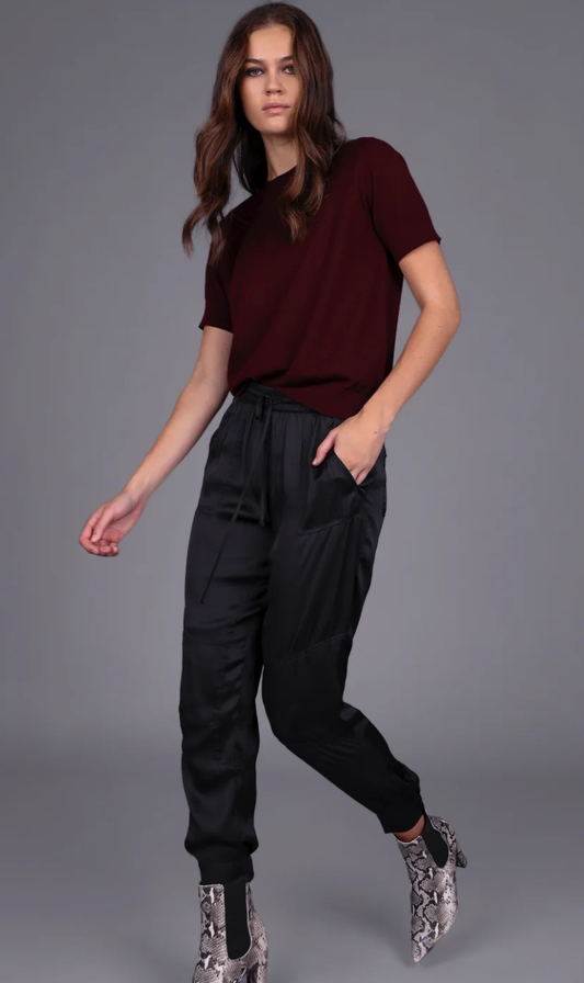 Merino Classic Tee | Merlot