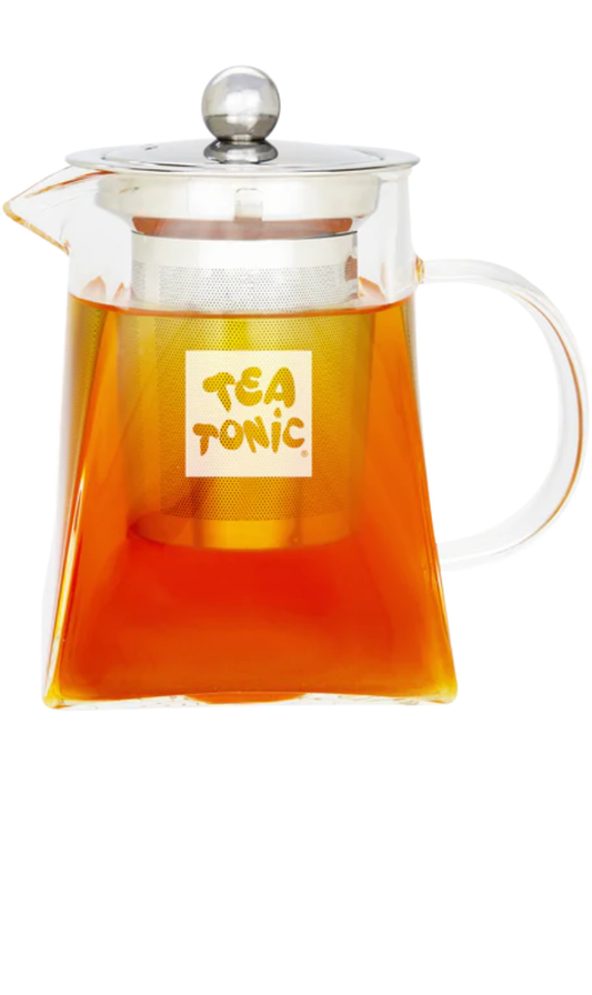 Square Glass Tea Pot 400ml - 2 Cups