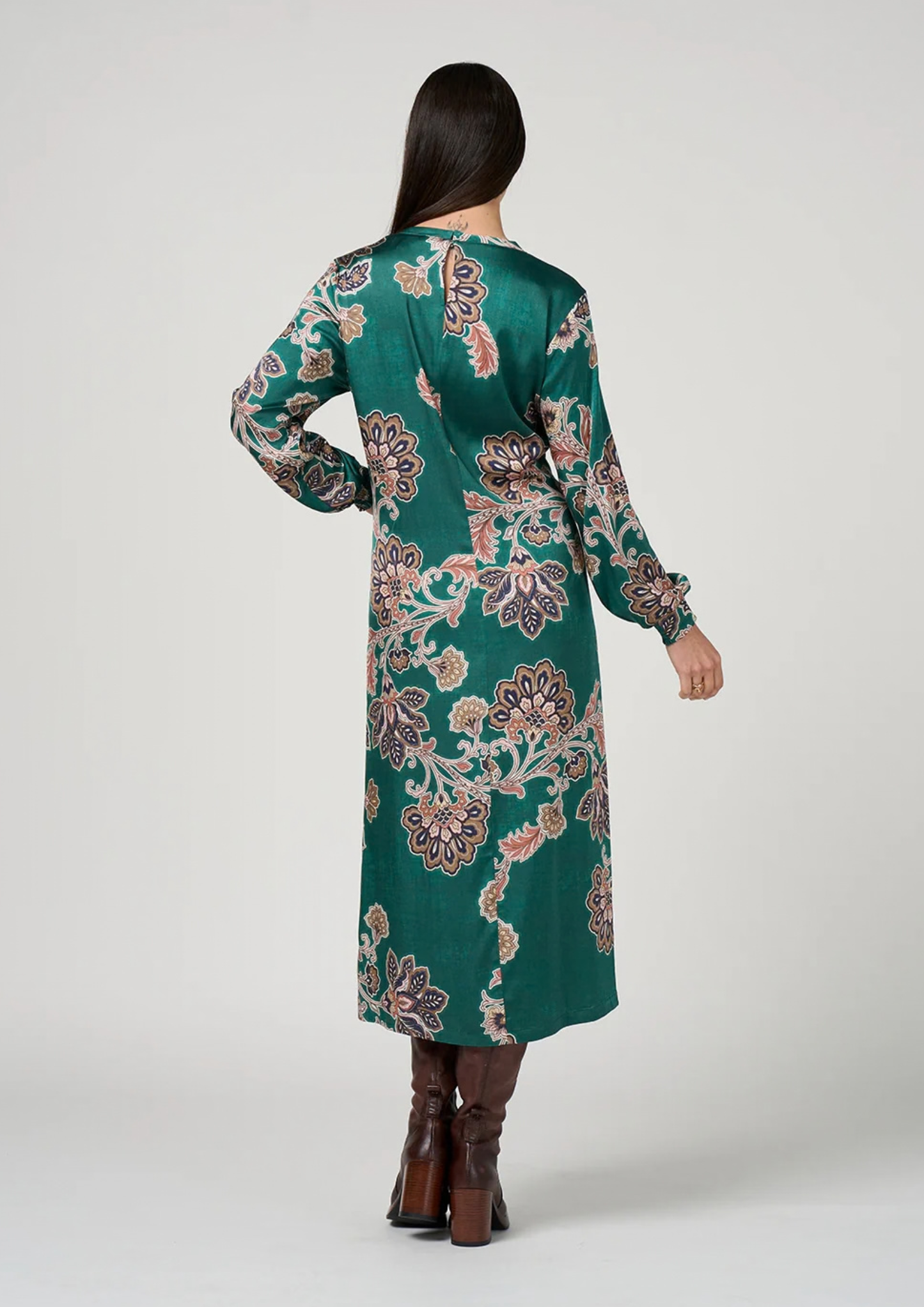 Versailles Dress | Evergreen Multi