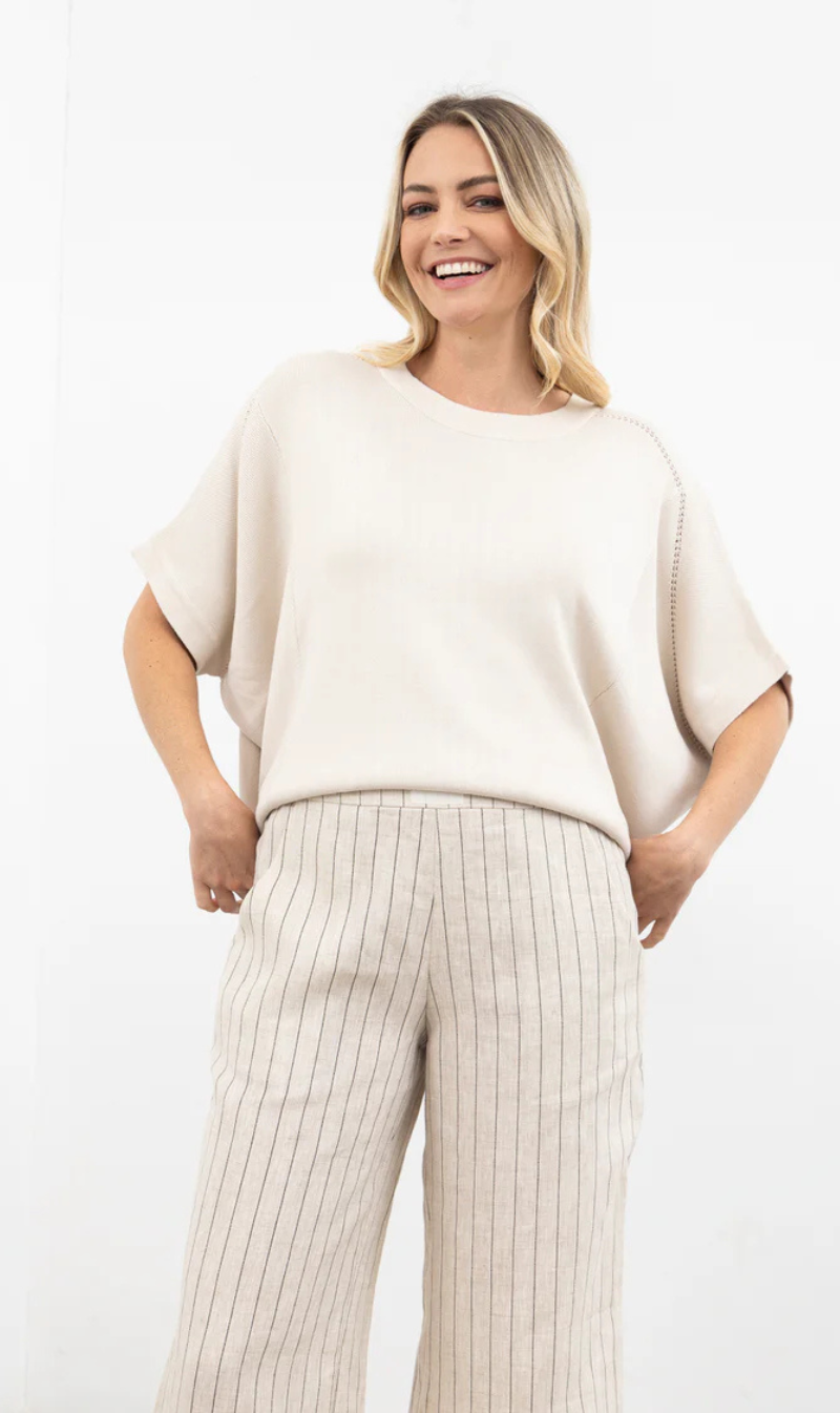 Ella Summer Knit | Champagne