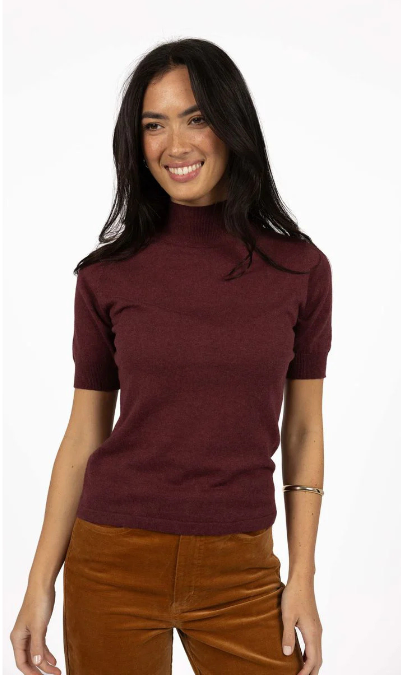 Vera Top - Claret