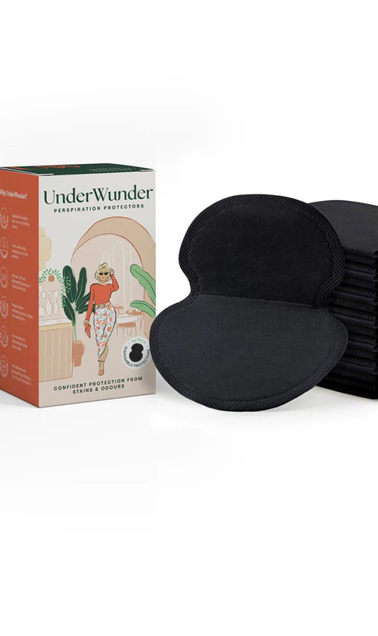 UnderWunder Perspiration Protectors | Black