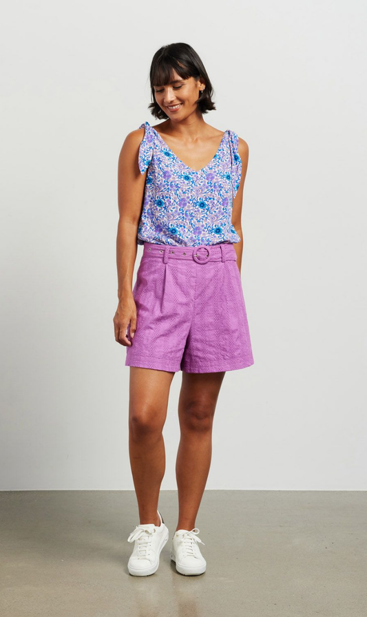 Sara Shorts | Orchid Broderie