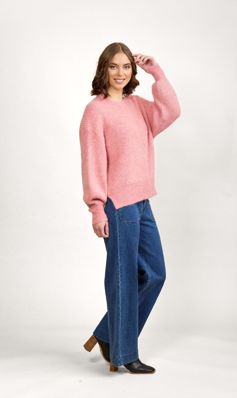 Note Sweater | Rose