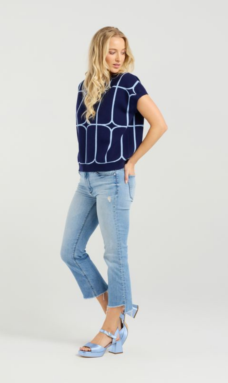 Sedgewick Knit | Twilight Trellis