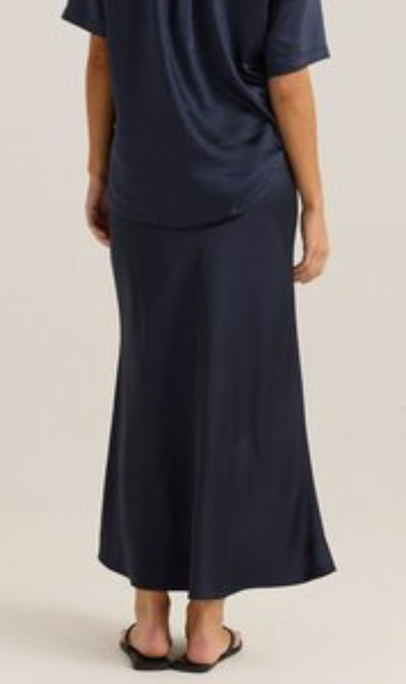 Jasper Slip Skirt NAVY