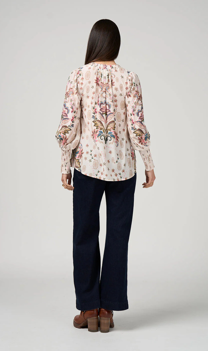 Antoinette Blouse Bone - Multi