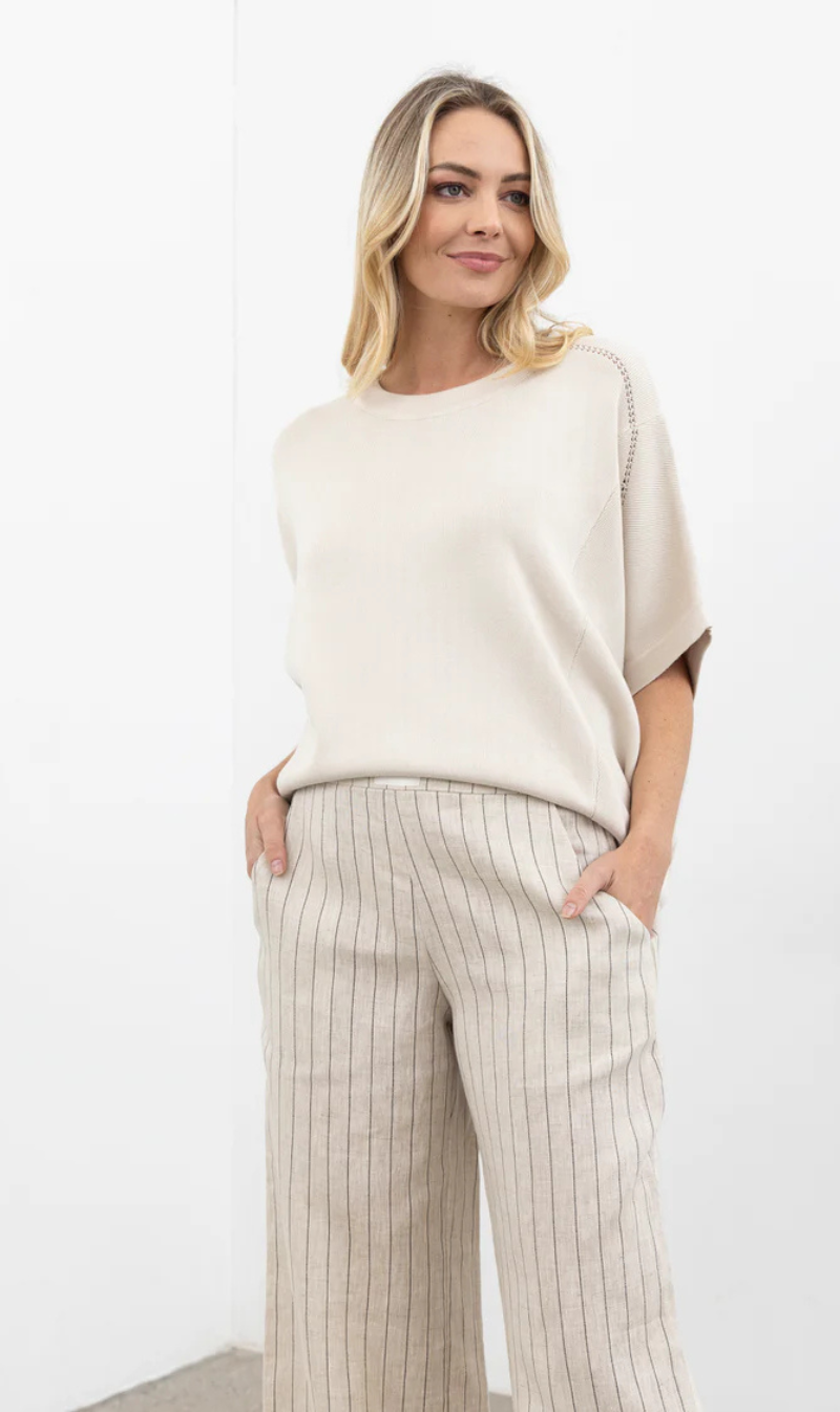 Ella Summer Knit | Champagne