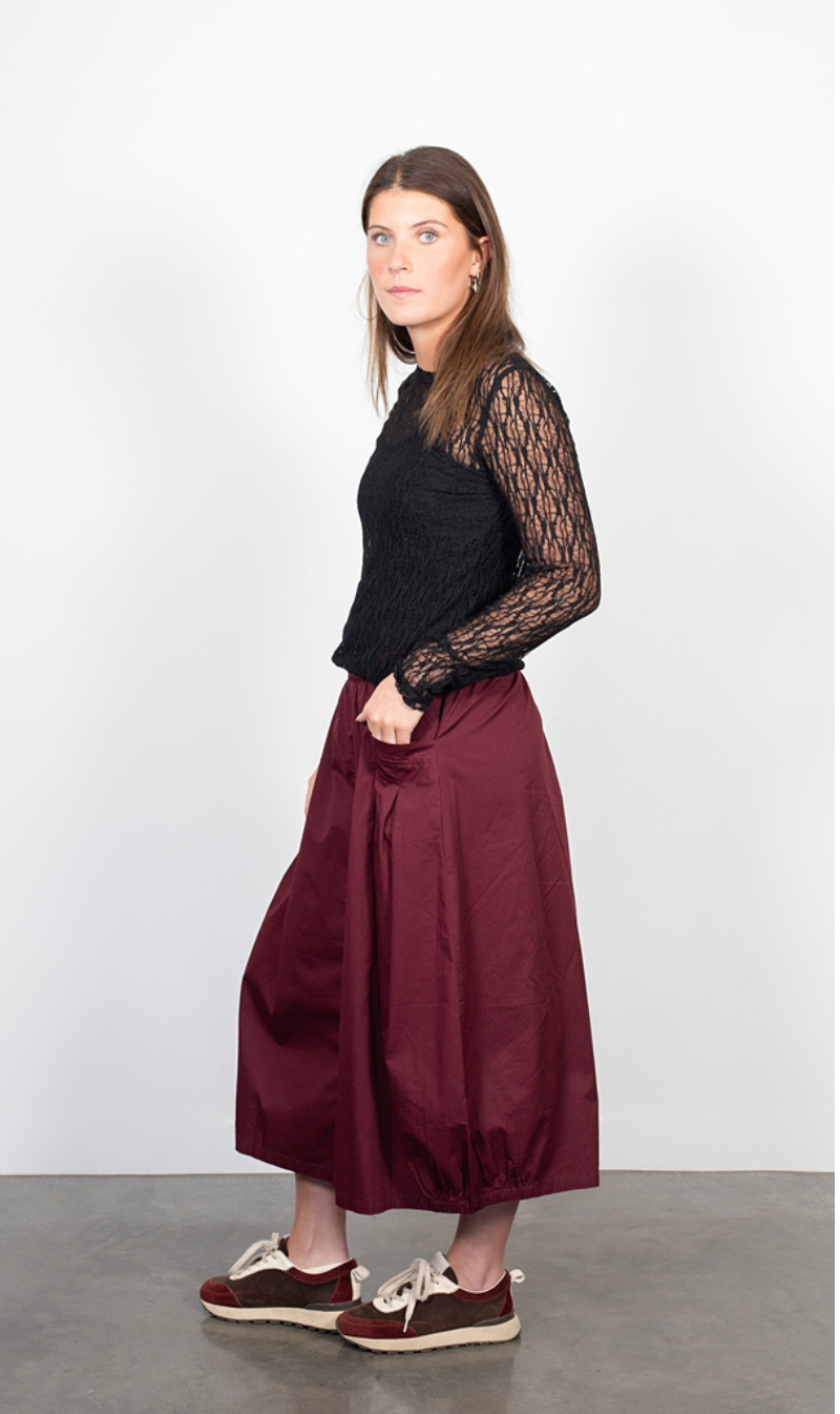 Cyrus Skirt | Merlot