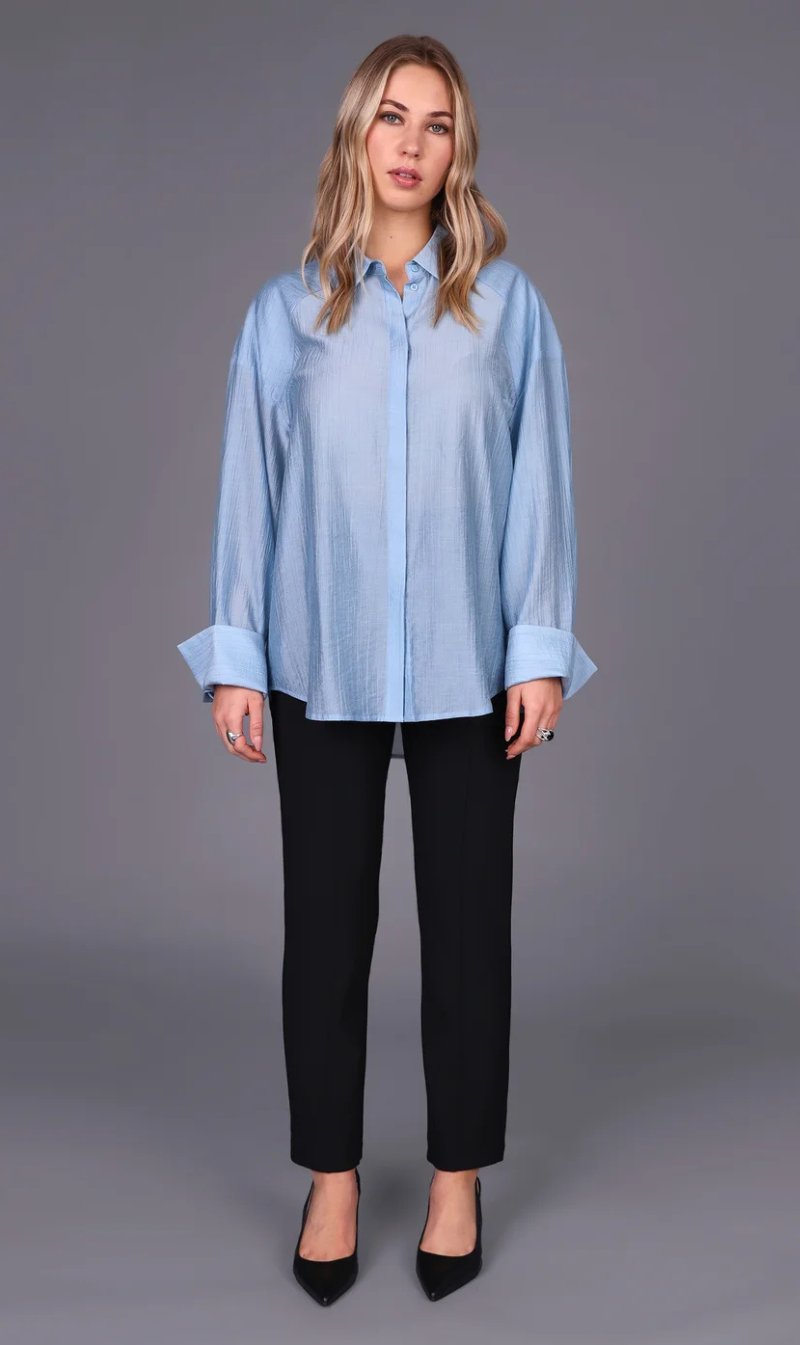 Oversized Button Front Shirt