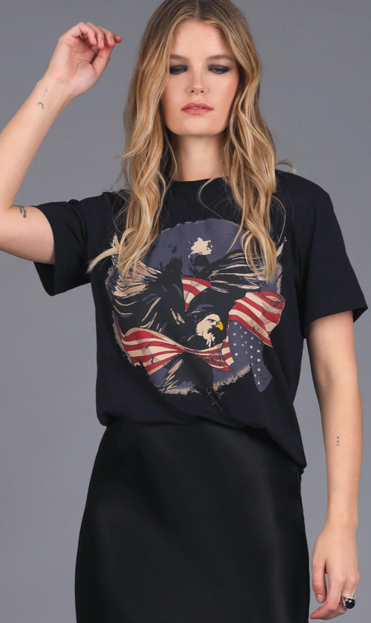 Long Live Eagle Print Tee