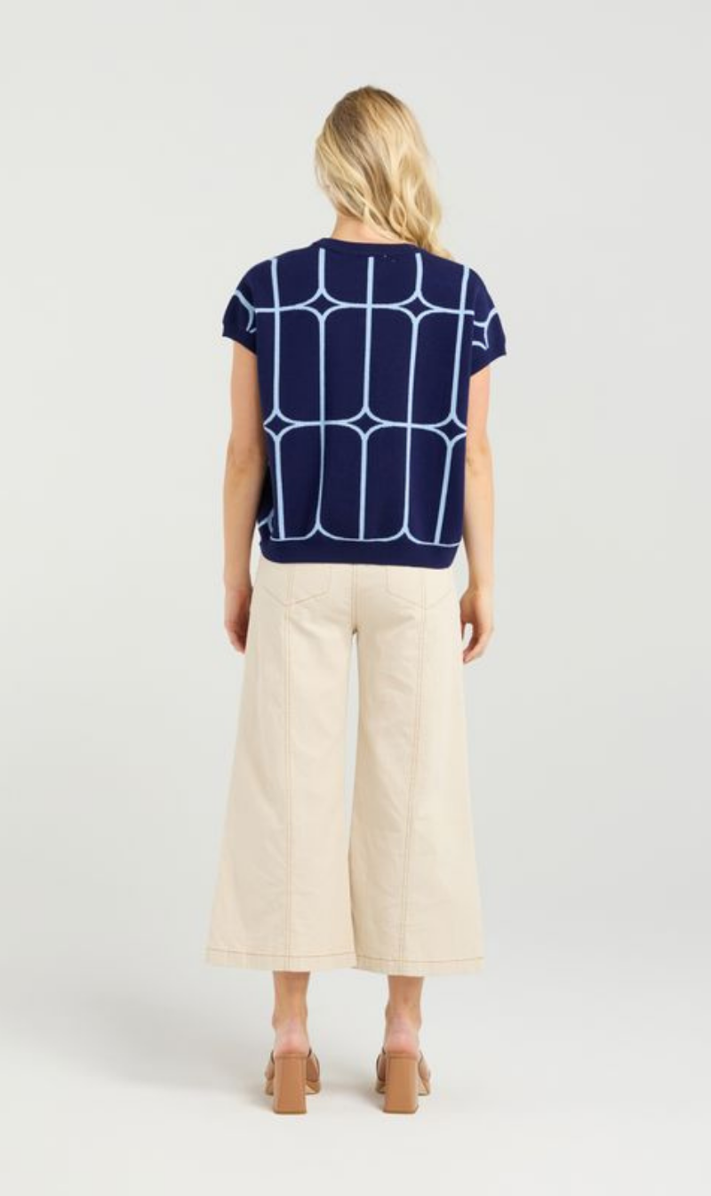 Sedgewick Knit | Twilight Trellis