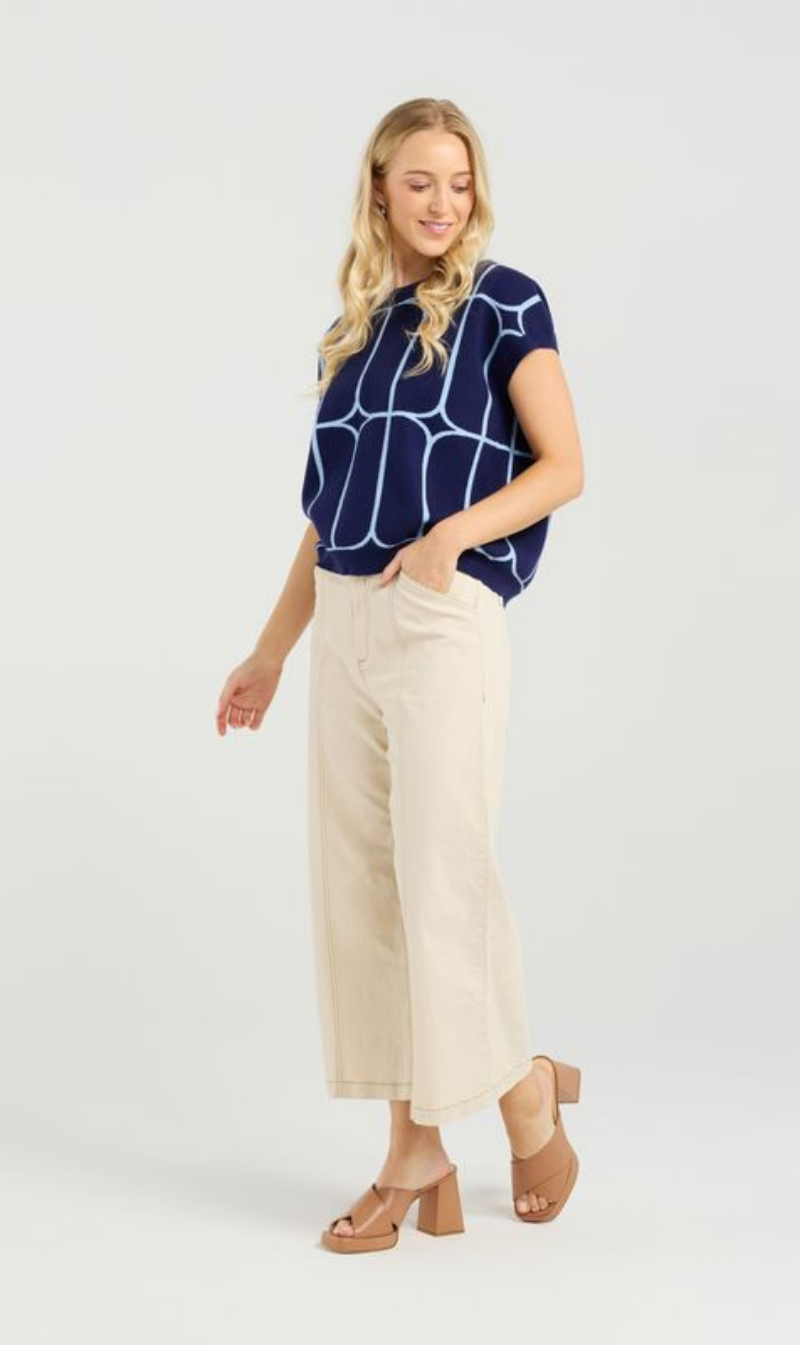 Sedgewick Knit | Twilight Trellis