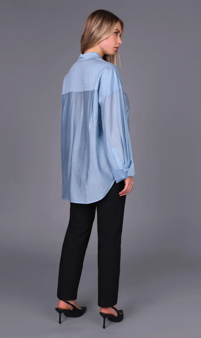 Oversized Button Front Shirt
