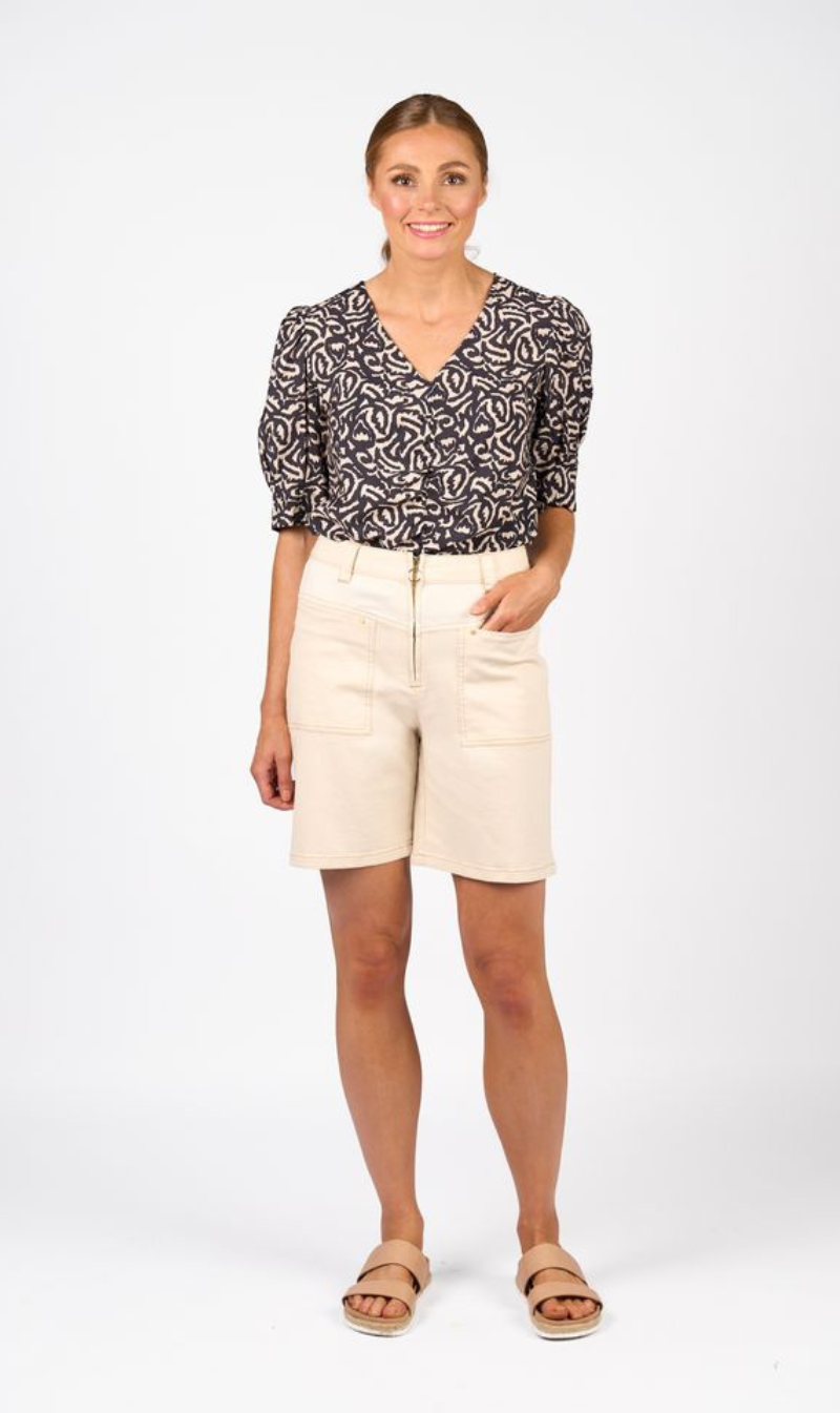 Spin Short | Natural Denim