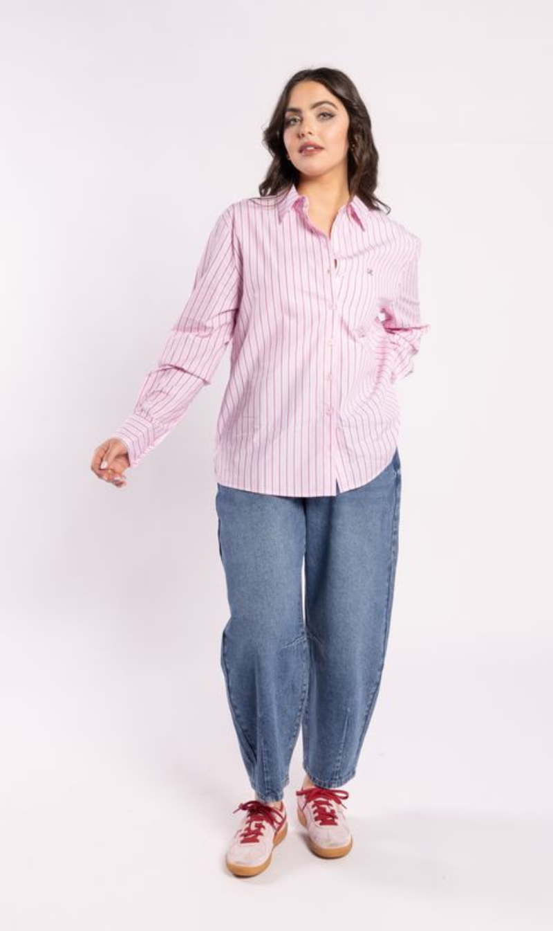 The Shirt | Pink Stripe