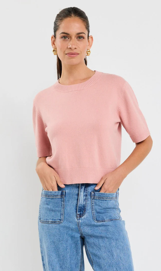 Topic Cashmere Blend Knit Tee