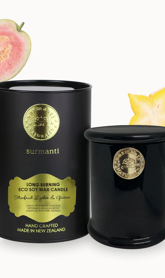 Starfruit Lychee & Guava Long Burning Eco Soy Wax Candle