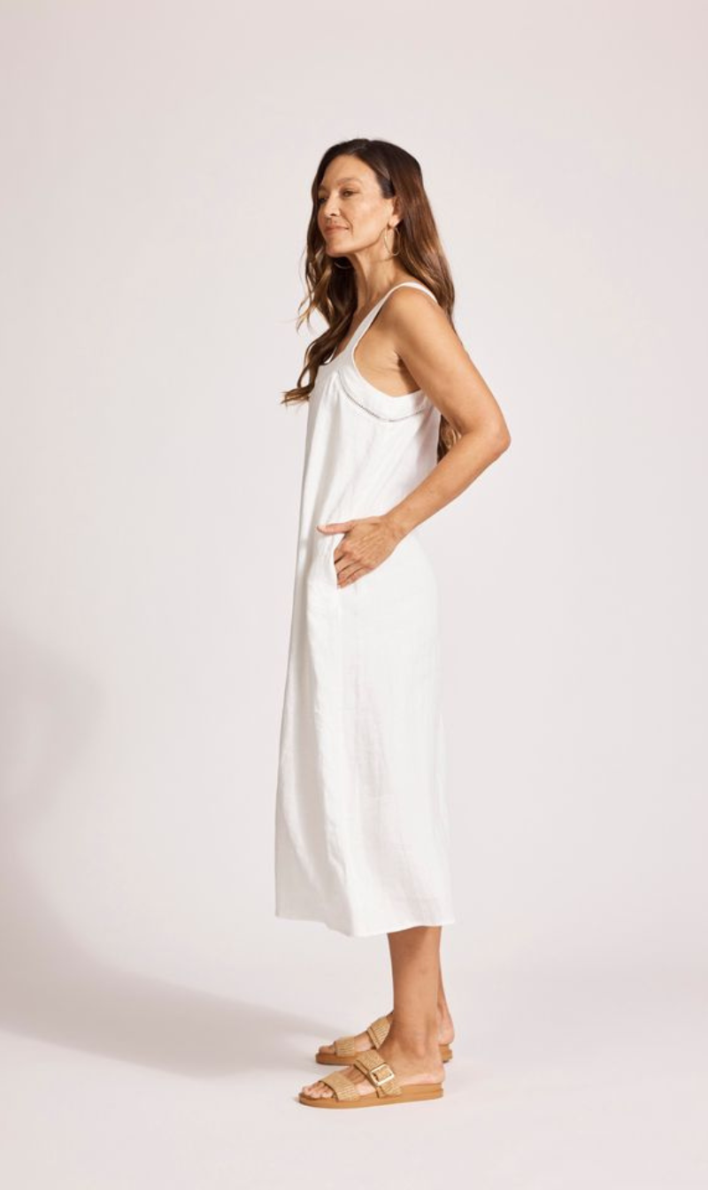 Miramar Tank Maxi Dress | White