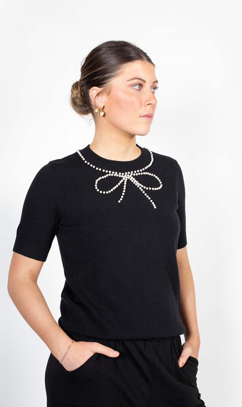 Bow'tiful Knit Tee
