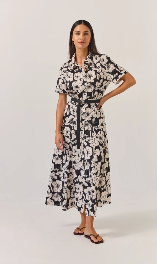 Godet Shirt Dress