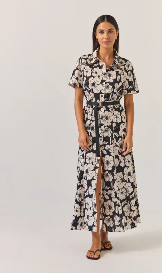 Godet Shirt Dress