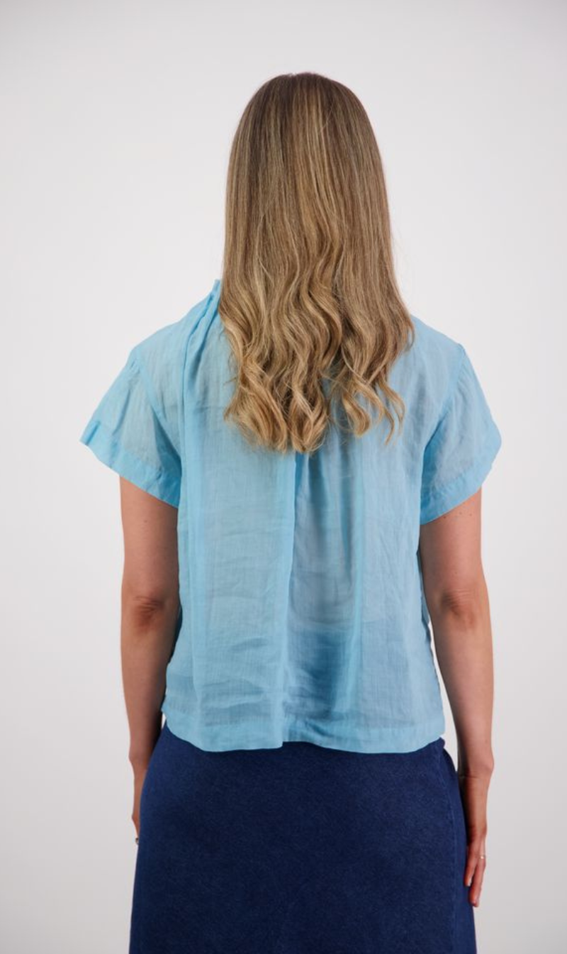 Pia Top | Aqua