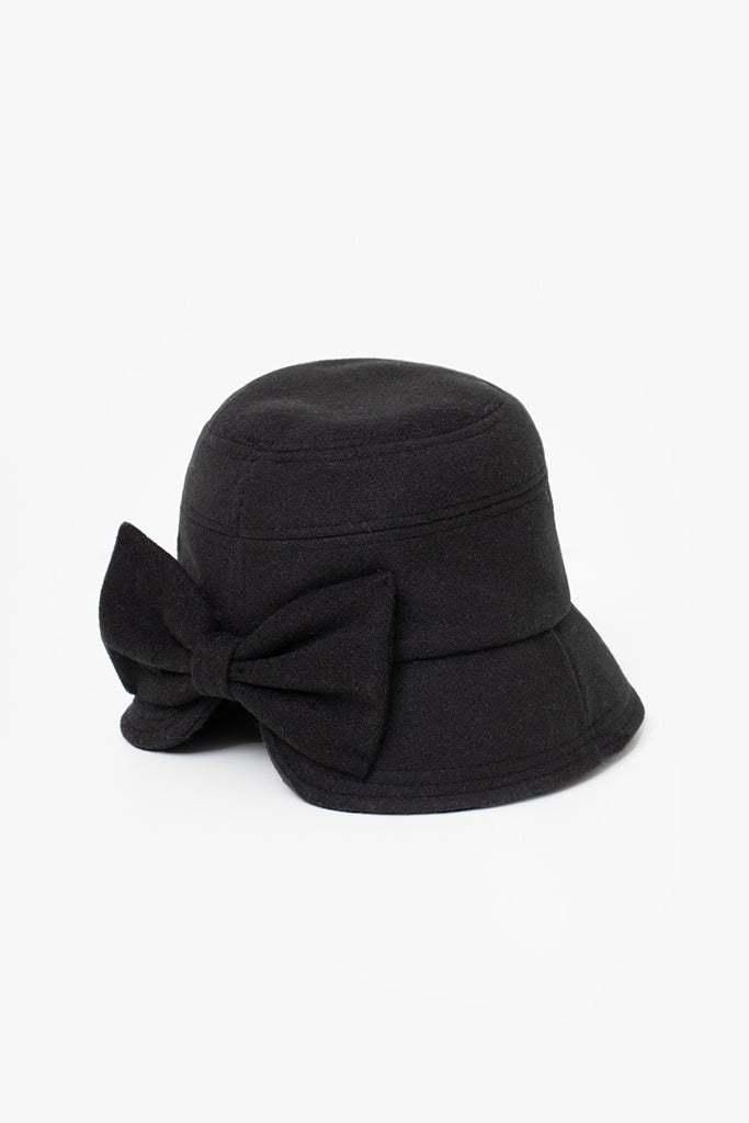 Bow Cloche Hat