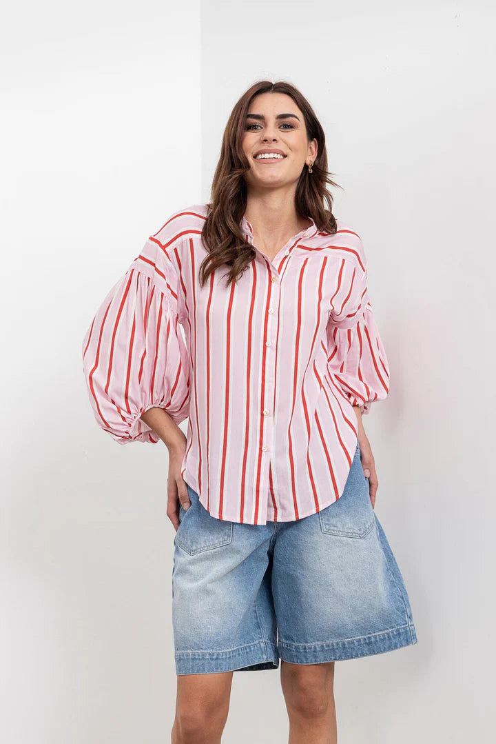 Bronte Shirt Candy Stripe