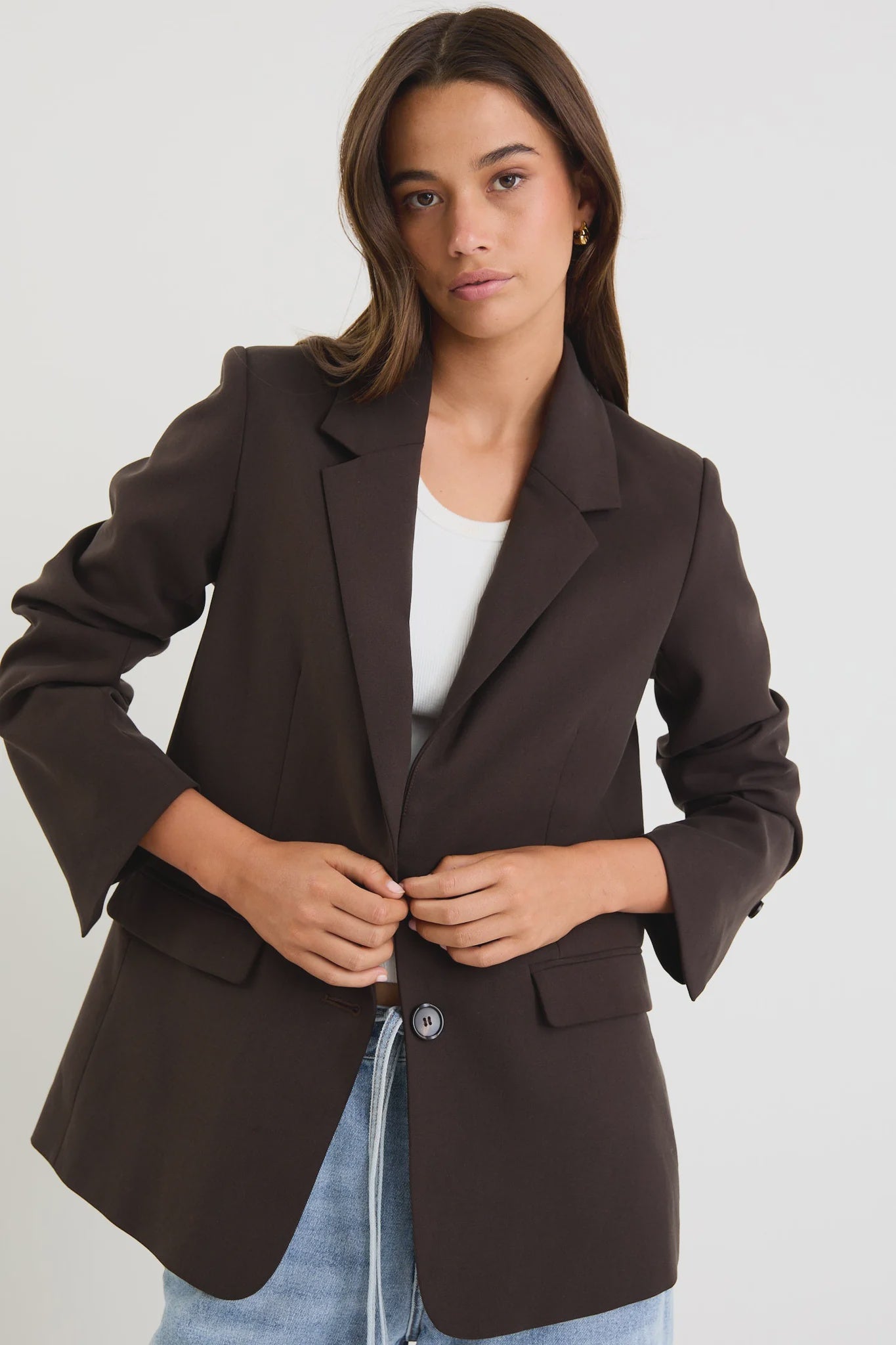 Diploma Two Button Vent Sleeve Blazer