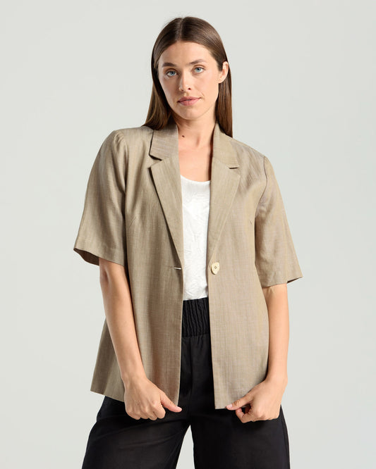 Francesca Linen Blazer
