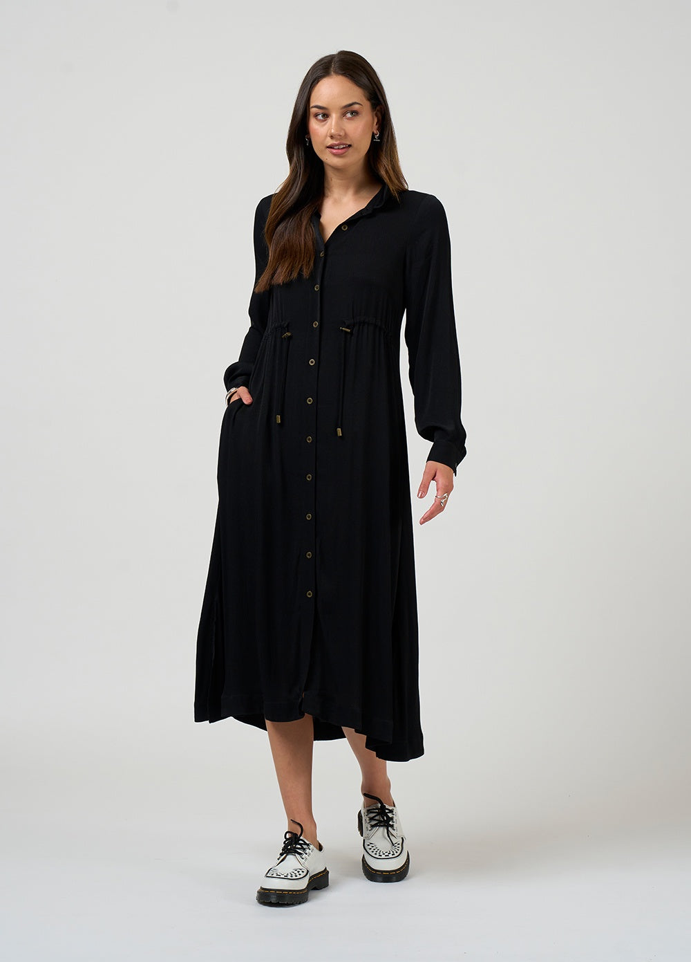 Sequence Shirt Dress
