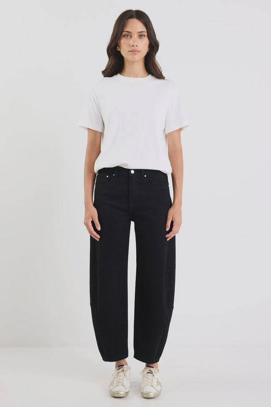 Graduate Barrel Jeans | Jet Black