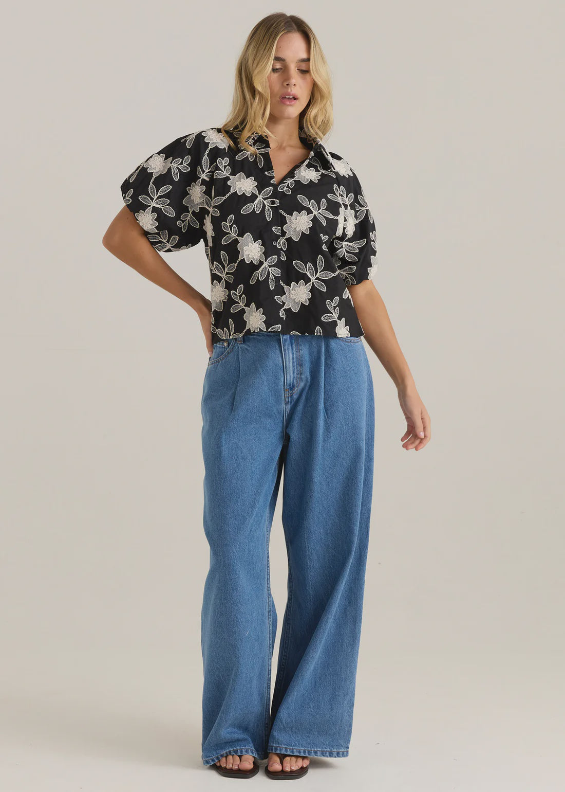 Marlowe Bubble Sleeve Blouse