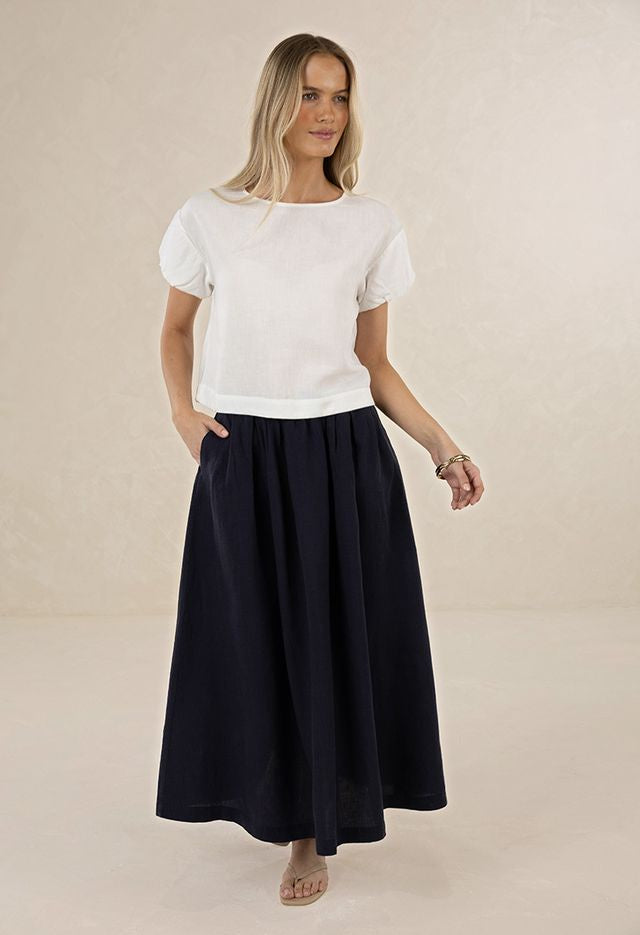 Sola Skirt | Navy